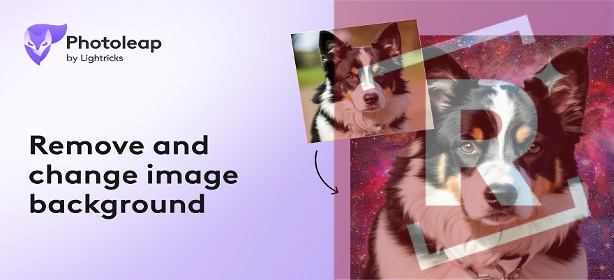 Photoleap Mod APK remove dog's background
