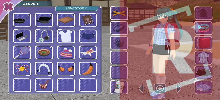 Shoujo City Mod APK item dan pakaian