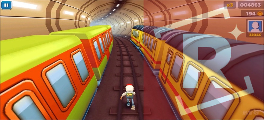 Gameplay dari Subway Surfers Mod APK