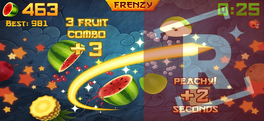 Fruit Ninja Mod Apk Gameplay